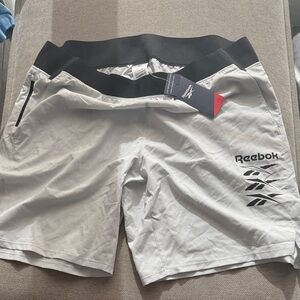 Reebok Light Gray Performance Shorts